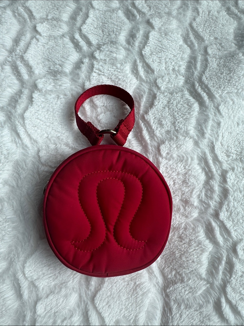 lululemon athletica Round Mini Wristlet in Red